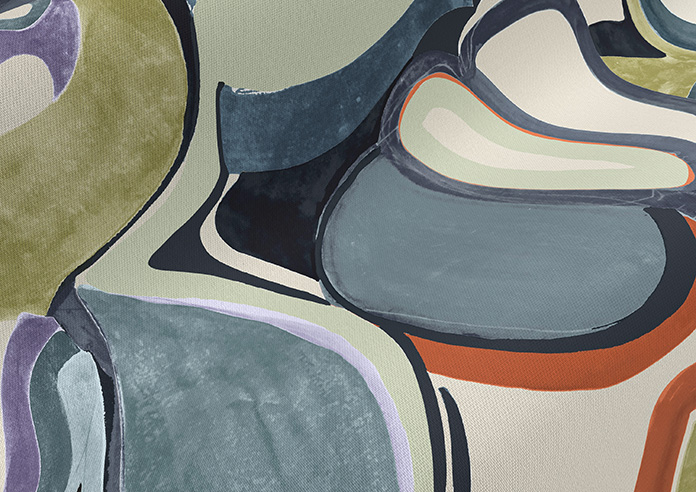 Pop, Denim - Made to Measure Curtains - Image 4